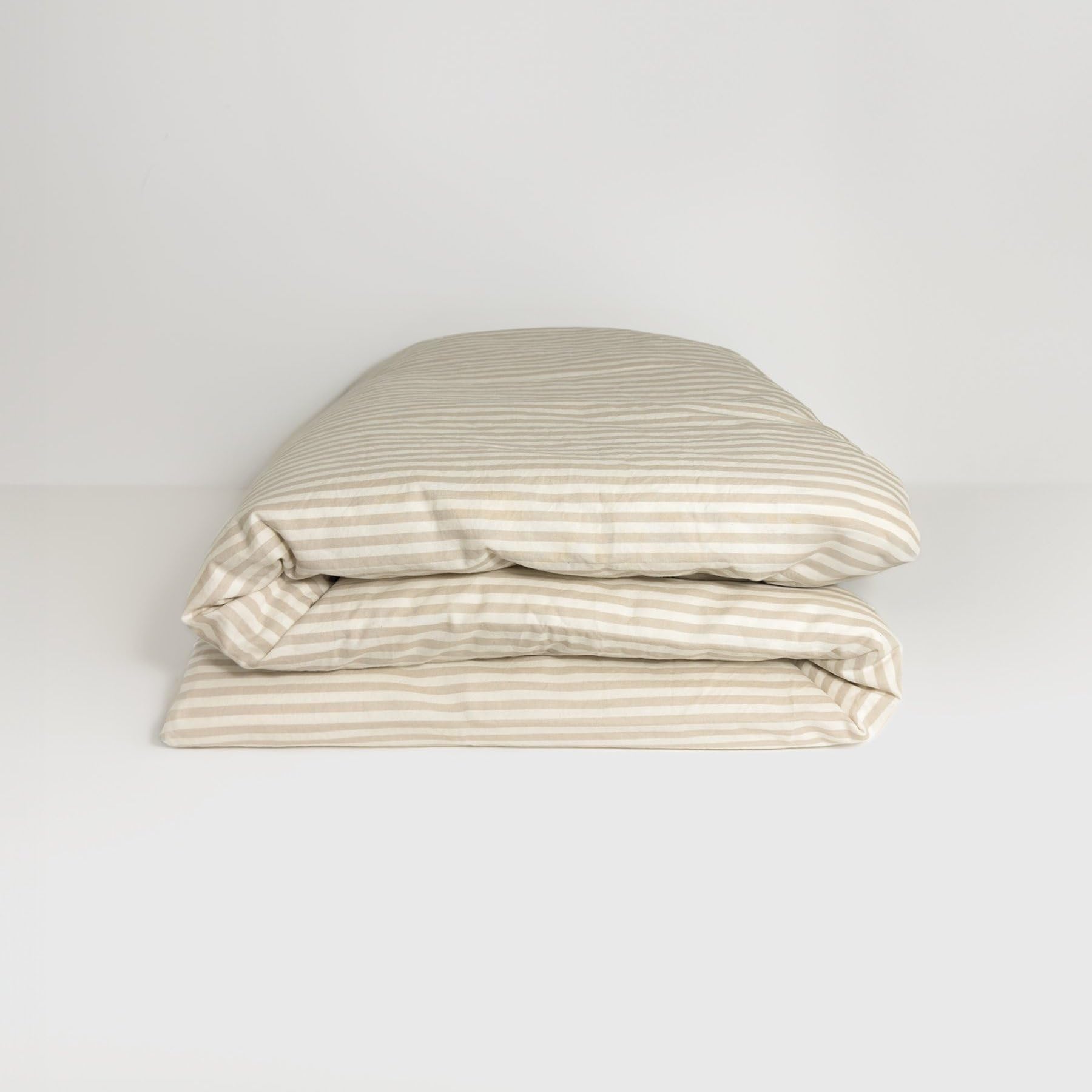 Housse de Couette Percale de Coton Bio bébé rayé