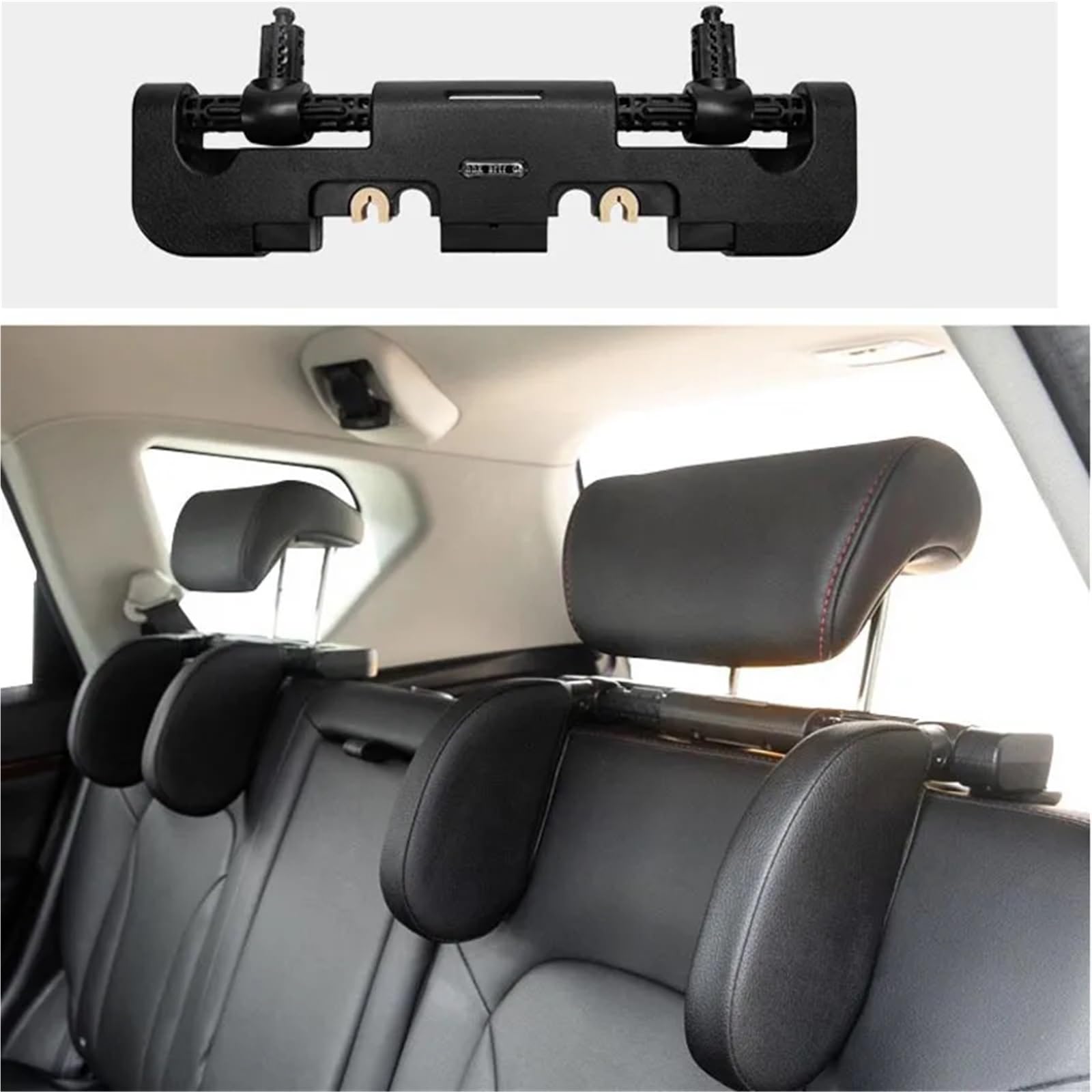 poduszka do jazdy Do Kia Rio 3 4 K2 K3 K5 K4 Cerato Soul Sportage Zagłówek Samochodowy Zagłówek Poduszka Podróżna(Black)