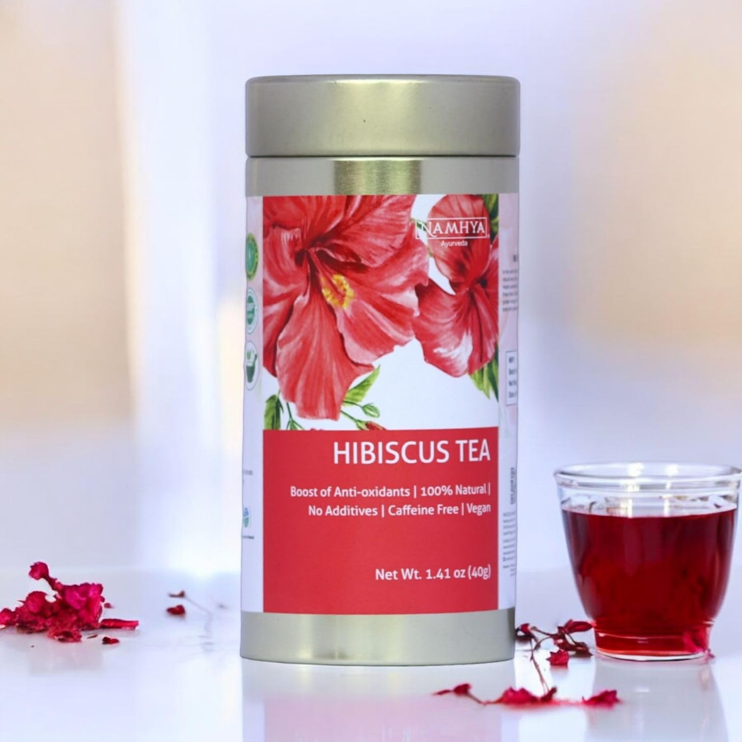Namhya Hibiscus Tea | Boost of Antioxidants | Flower Herbal Tea | 20 Tea Bags (B0CLKQ976C) Amazon Price History, Amazon Price Tracker