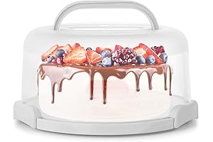 10 Inch Cake Carrier with Lid and Handle