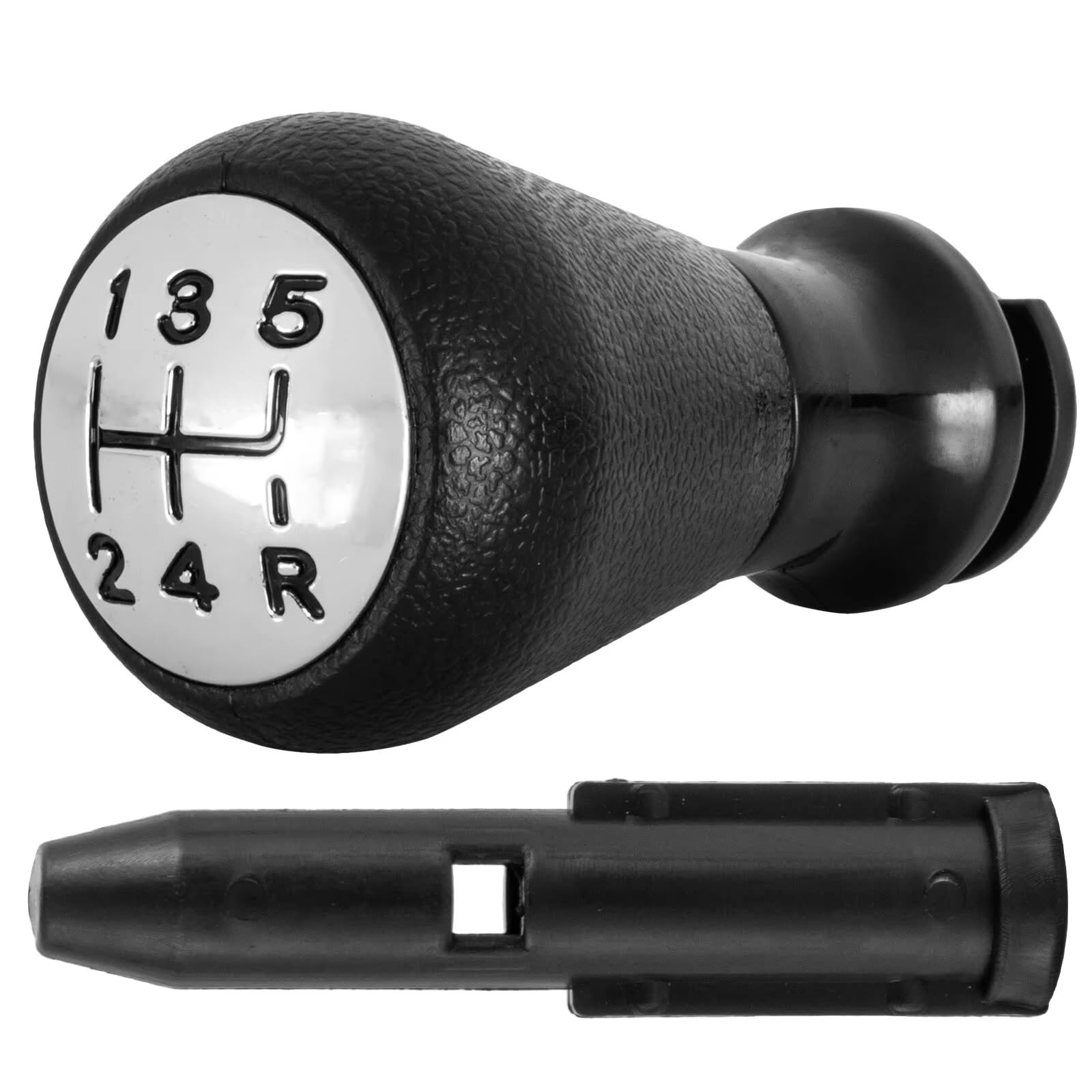 Jjrfvbgt Chrome Car Speed Gear Shift Knob Compatible With Peugeot For 106 206 306 406 107 207 307 407 301 308 2008 3008 Car Manual Transmission Auto Gear Shift Knob
