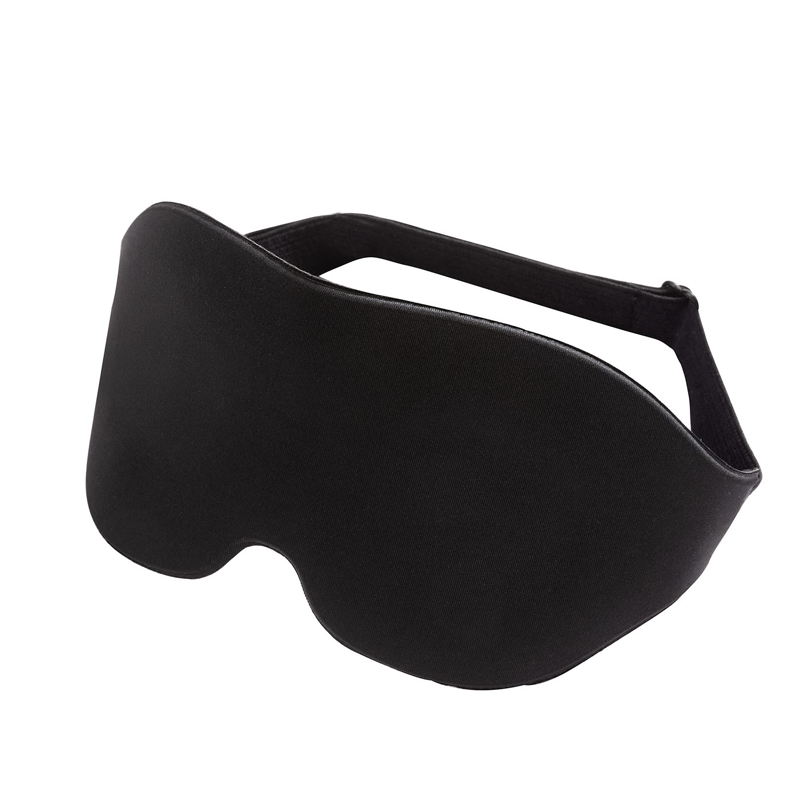 3D Contour Cup Sleep mask and Eye mask, Eye mask for Travel/Sleep/Shift Work, Eye mask with Soft and Comfortable Eye Pillow, Used for nap Night Shift Including Travel Bag, Black