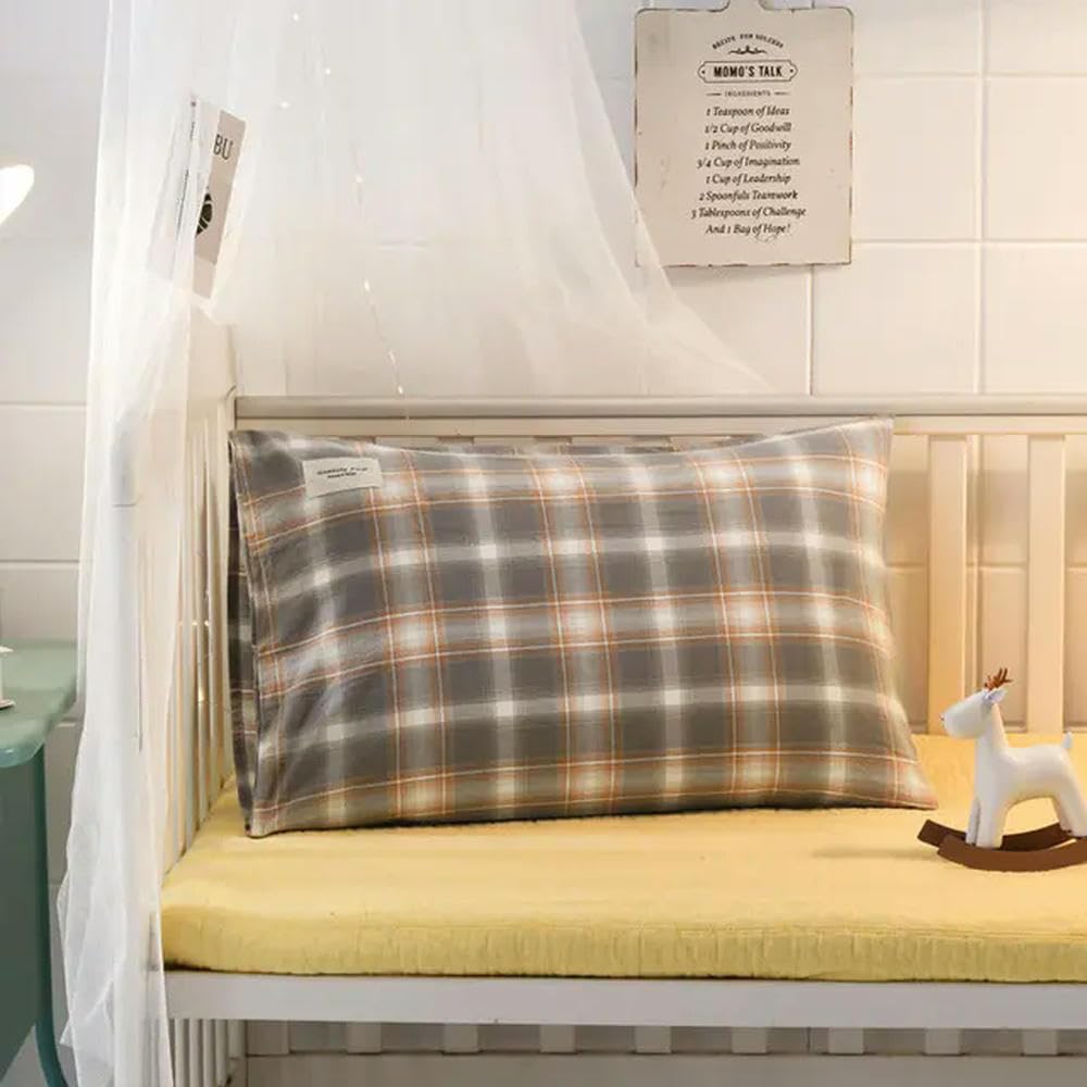 1PC 100% Cotton Lattice Soft Pillow Case Cover 30x50cm 48cmx74cm Pillowcase Decorative Bedding Bedroom Home Use