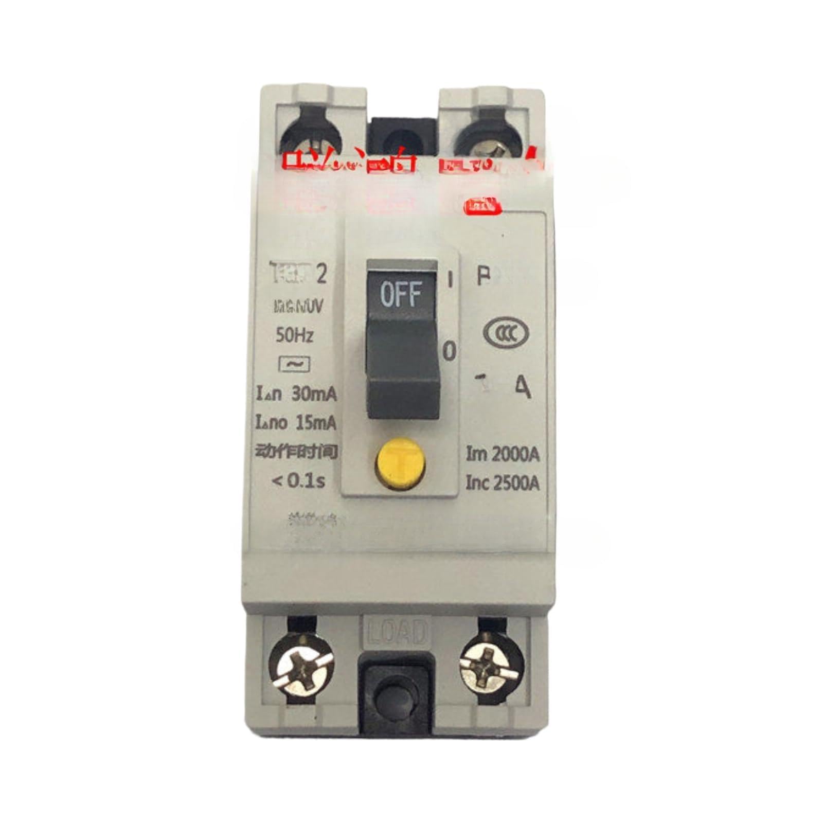 Disjoncteur 32 2P 10A-32A protection contre surcharges électriques
