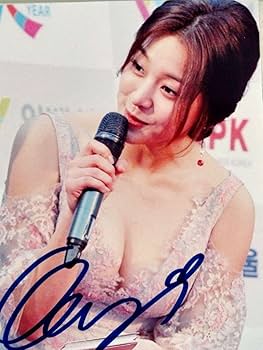 Amazon.co.jp: ソル イナ直筆サイン入り2Lサイズ写真…Seol In-ah