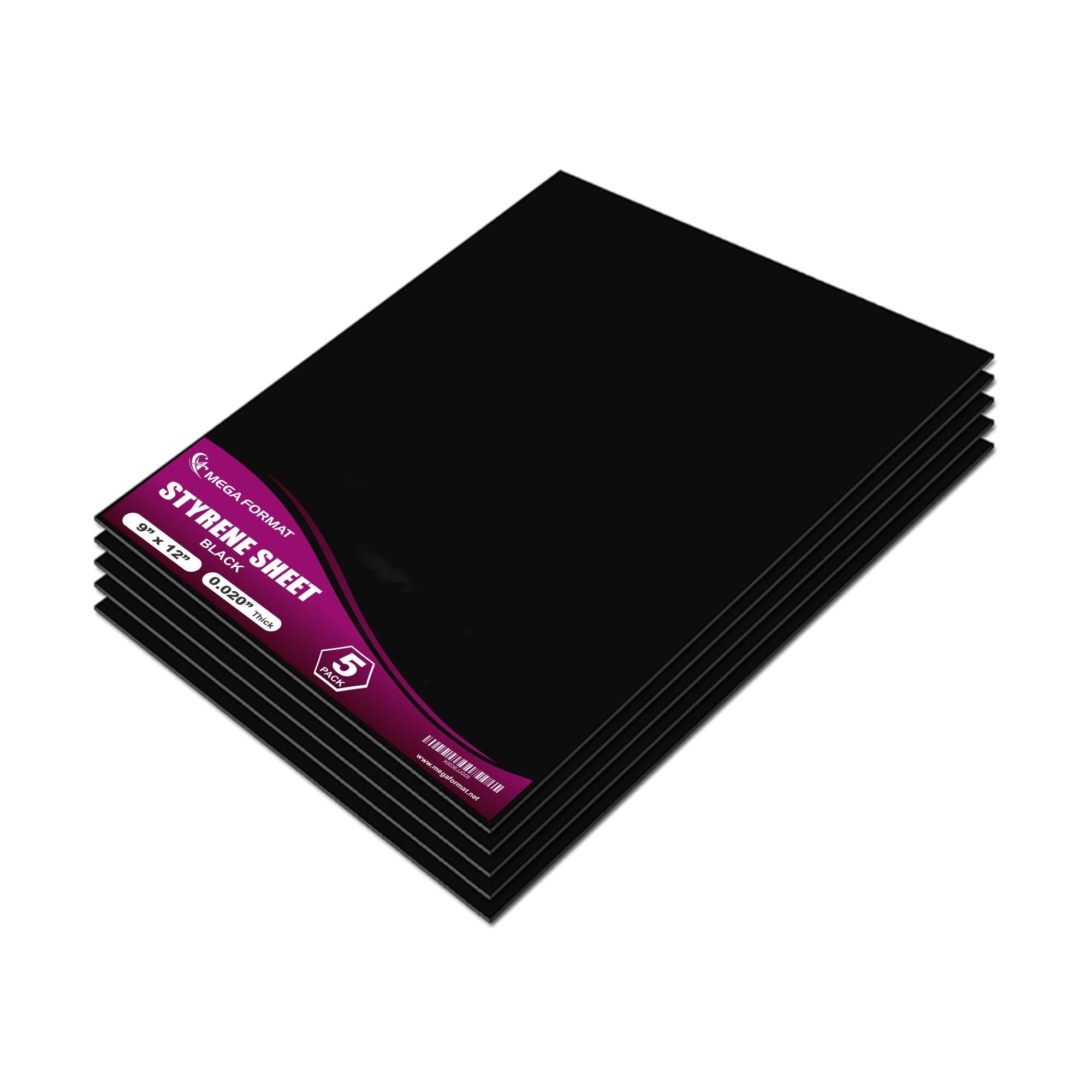 White Polystyrene Sheets - Craft & Display Plastic -11
