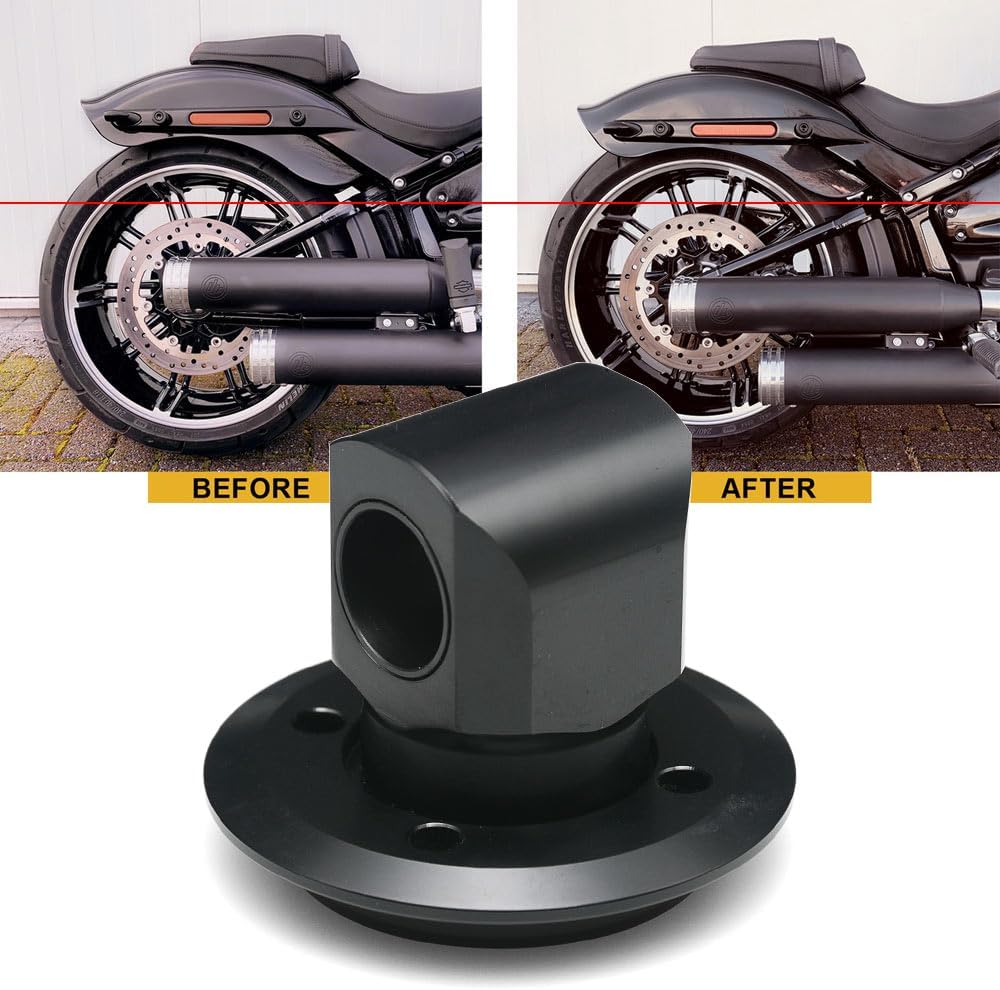 Aluminum Rear Shock Suspension Lowering Kit for Harley M8 Softail Heritage Classic, Breakout, Fat Bob, Fat Boy, Sport Glide 2018-2023