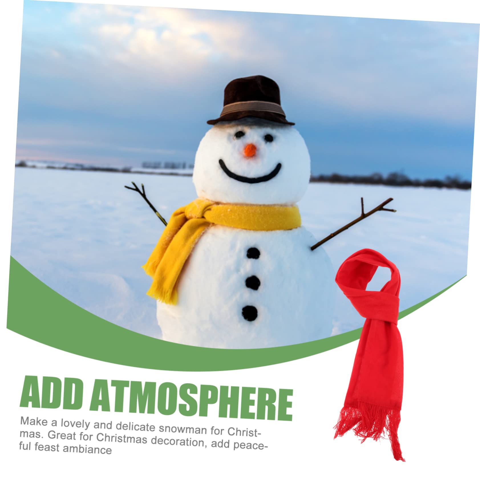 PRETYZOOM 2 Sätze Schneemann Verkleiden Sich Schneemann Zubehör Selber Machen Schneemann-dekorationswerkzeug Weihnachtsschneemann Nase Selber Machen Schneemann-knöpfe-Set Zum Basteln Holz
