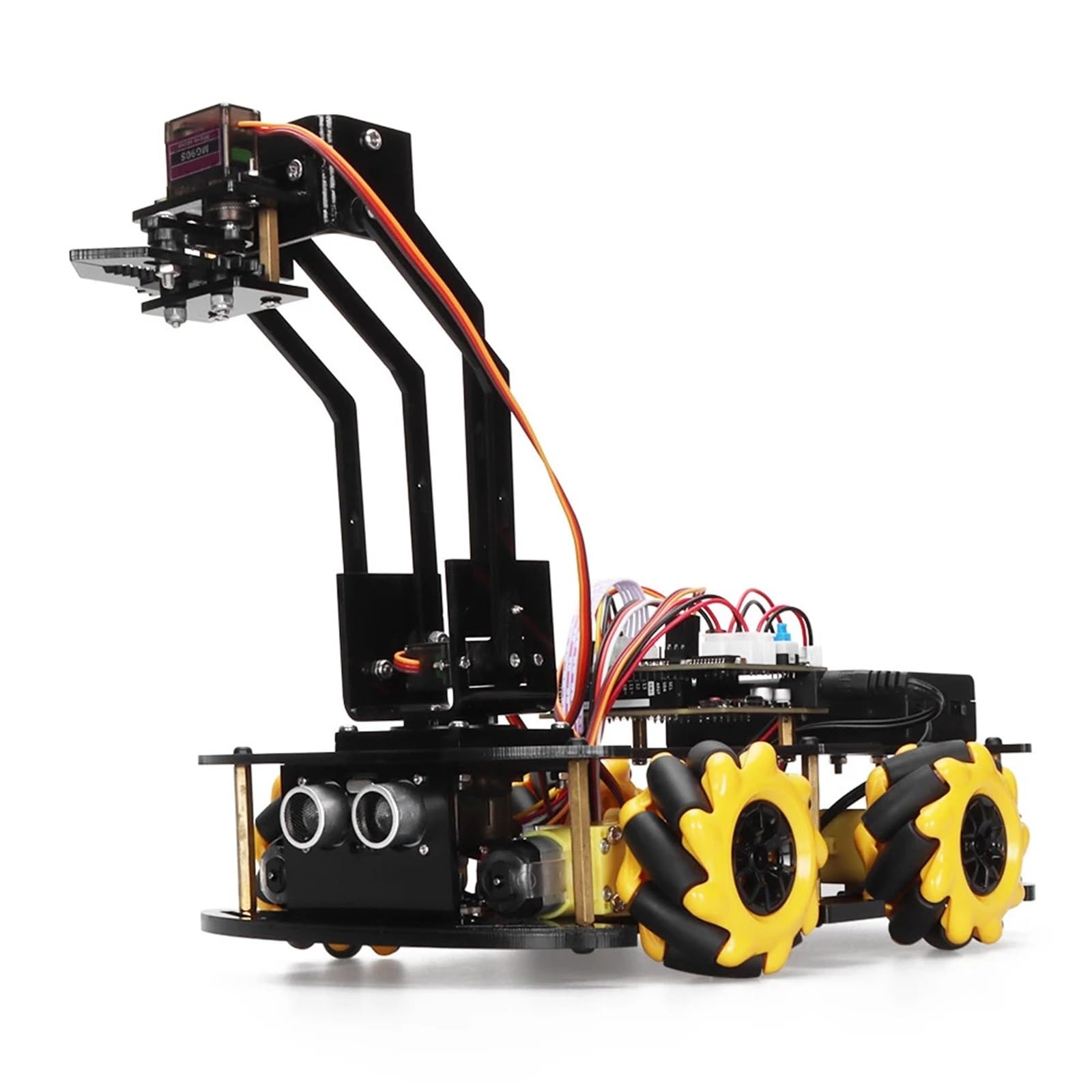 OLDDO Smart Robotic Arm Car Kit For Arduino Programmable Automation Sets Robotic Electronic Kit Education Automation Equipment Kits