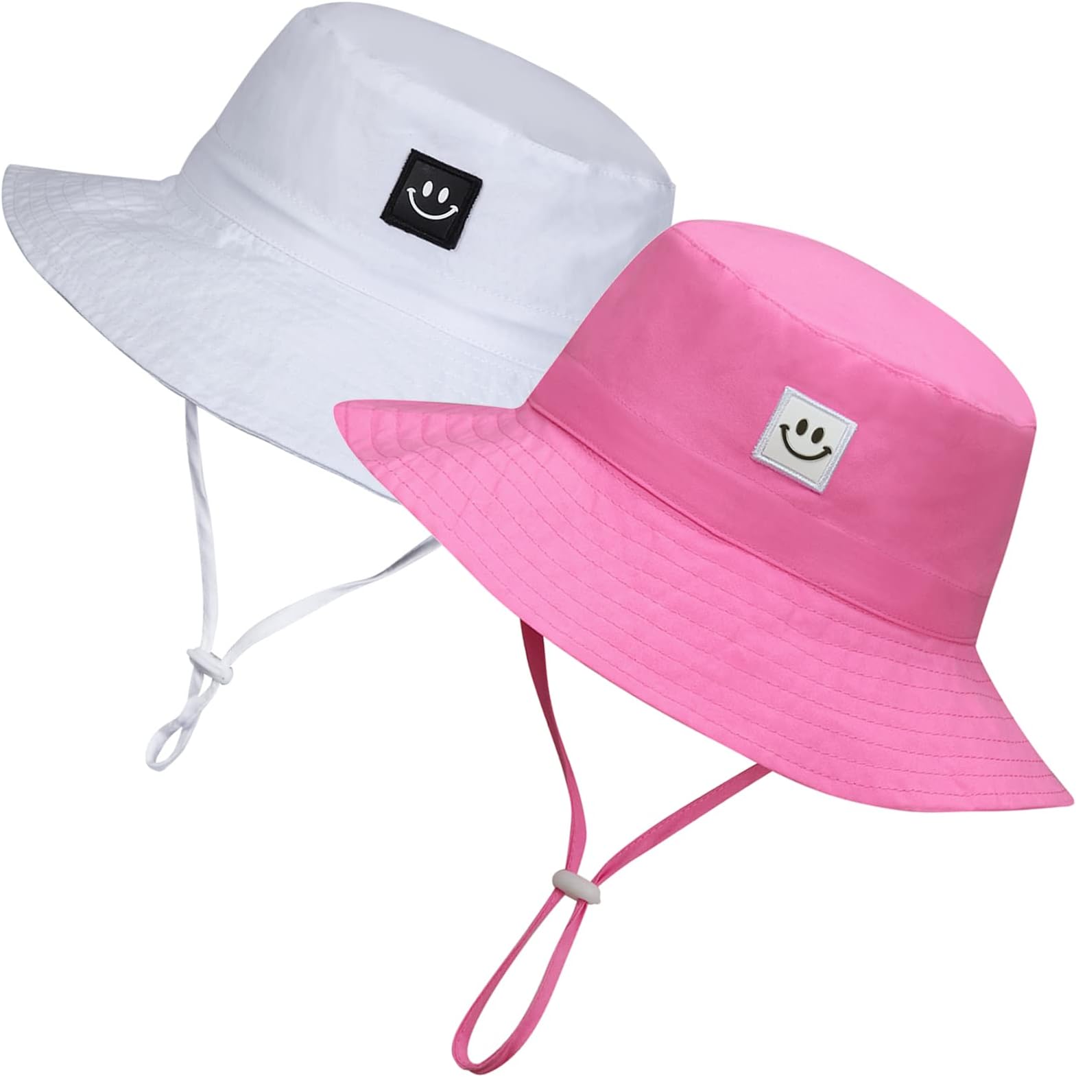 Baby Sun Hat Smile Face UPF 50+ Toddler Bucket Hat for Boys Girls 0-7 Years