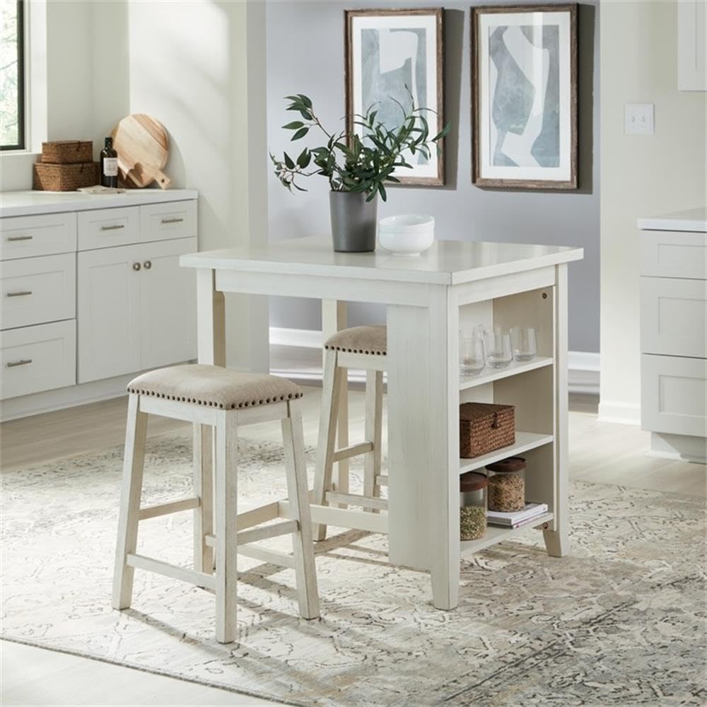 Amazon.com - Liberty Furniture Brook Creek 3 Piece Counter Height