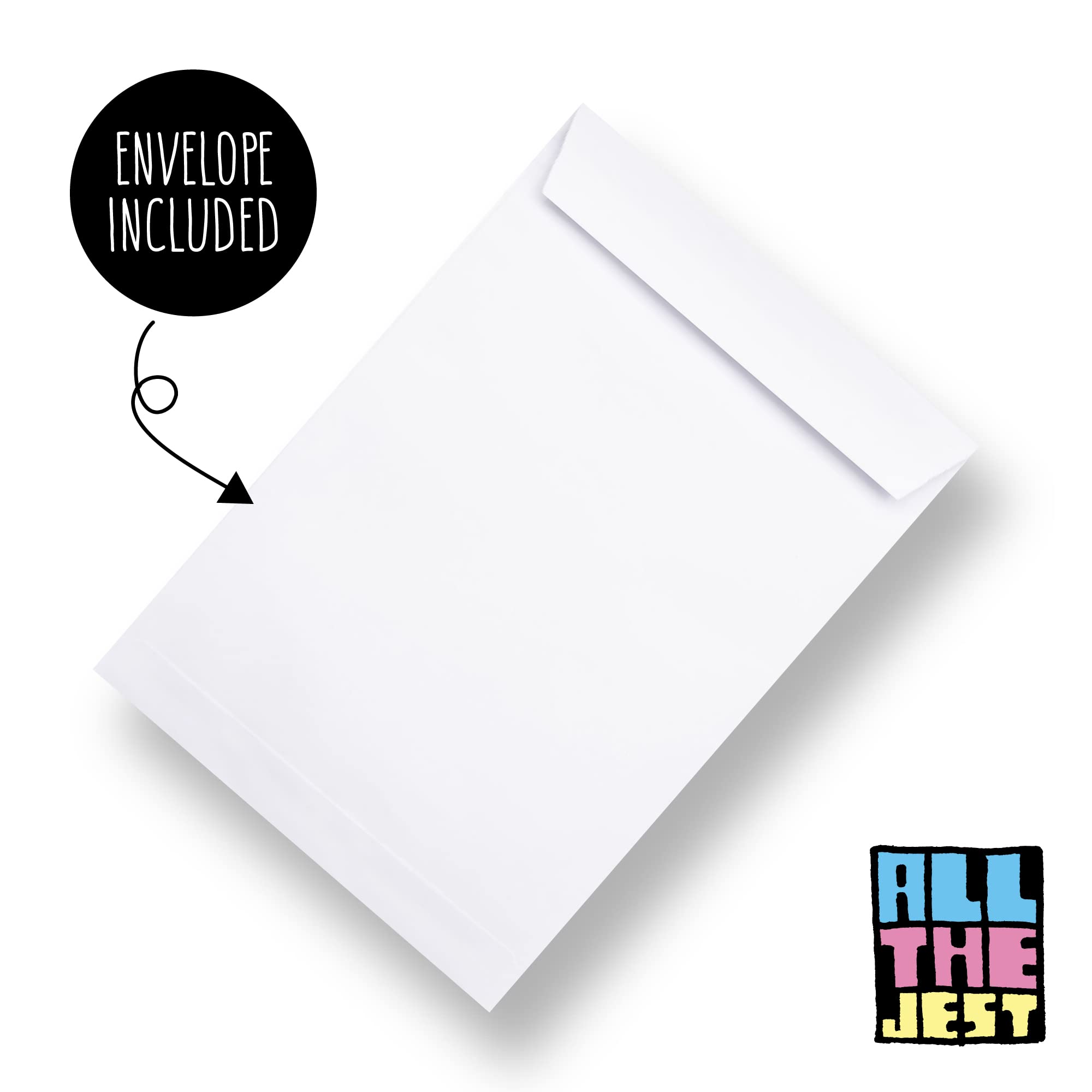 ALL THE JEST, Large Card, 170mm x 120mm - Image 4