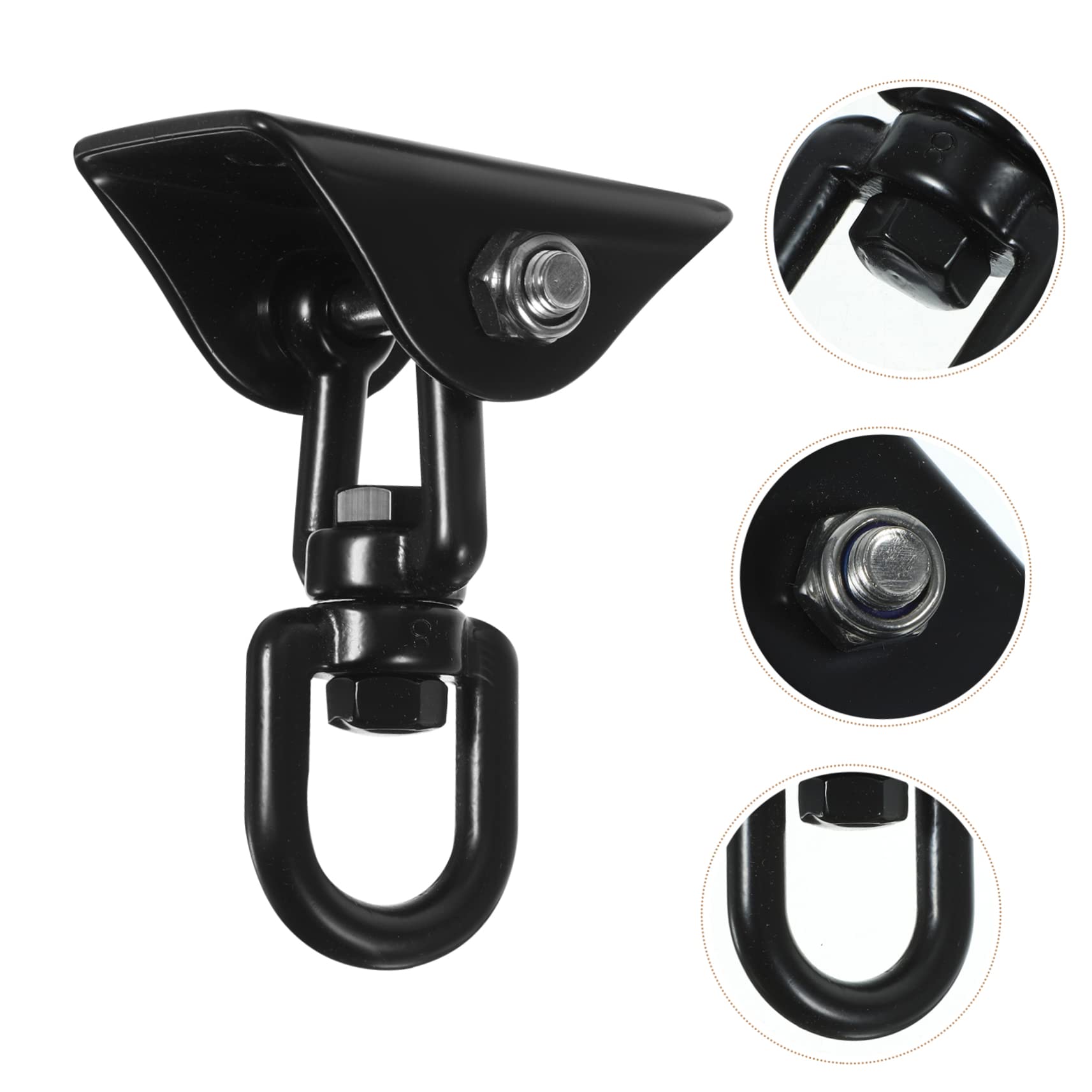 SUPVOX 1set Accessori Per Appendere Amache e Altro Ganci Rotanti Acciaio Inossidabile Moschettoni Resistenti Per Sospensione Facile Di Amache Sedie e Lampade Installazione Rapida e