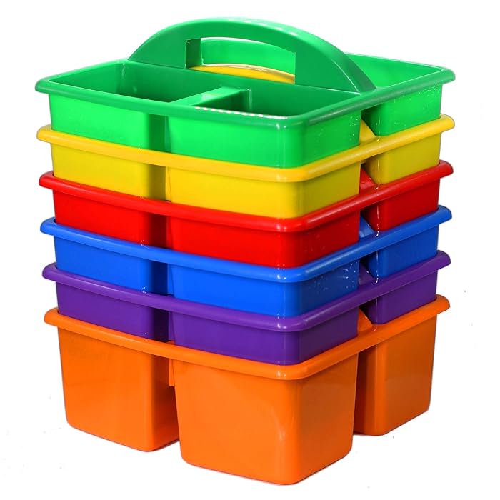 Buy Dacolite Stackable Caddy Organizers with Compartments Set of 6