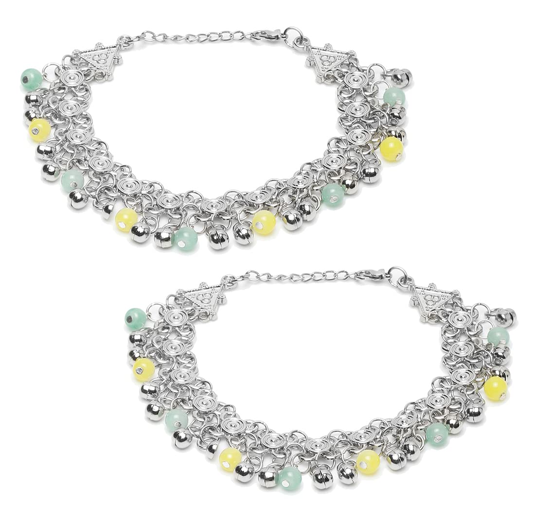 See full amazon price history chart for YouBella Jewellery German Silver Plated Stylish Handmade Anklets for Girls and Women (Style 6) YouBella Jewellery German Silver Plated Stylish Handmade Anklets for Girls and Women (Style 6) (B0BW92XHFD) Amazon Price History, Amazon Price Tracker