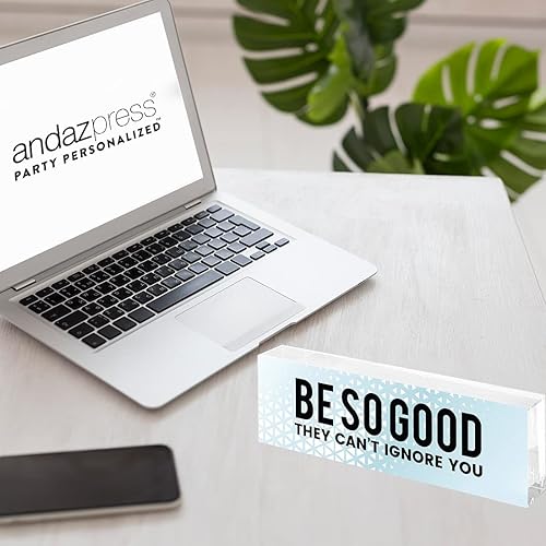 Miniatura 4 de Andaz Press - Placa de acrílico divertida para escritorio, escritorio, jefe, trabajo, compañeros de trabajo, compañeros de trabajo, divertidas