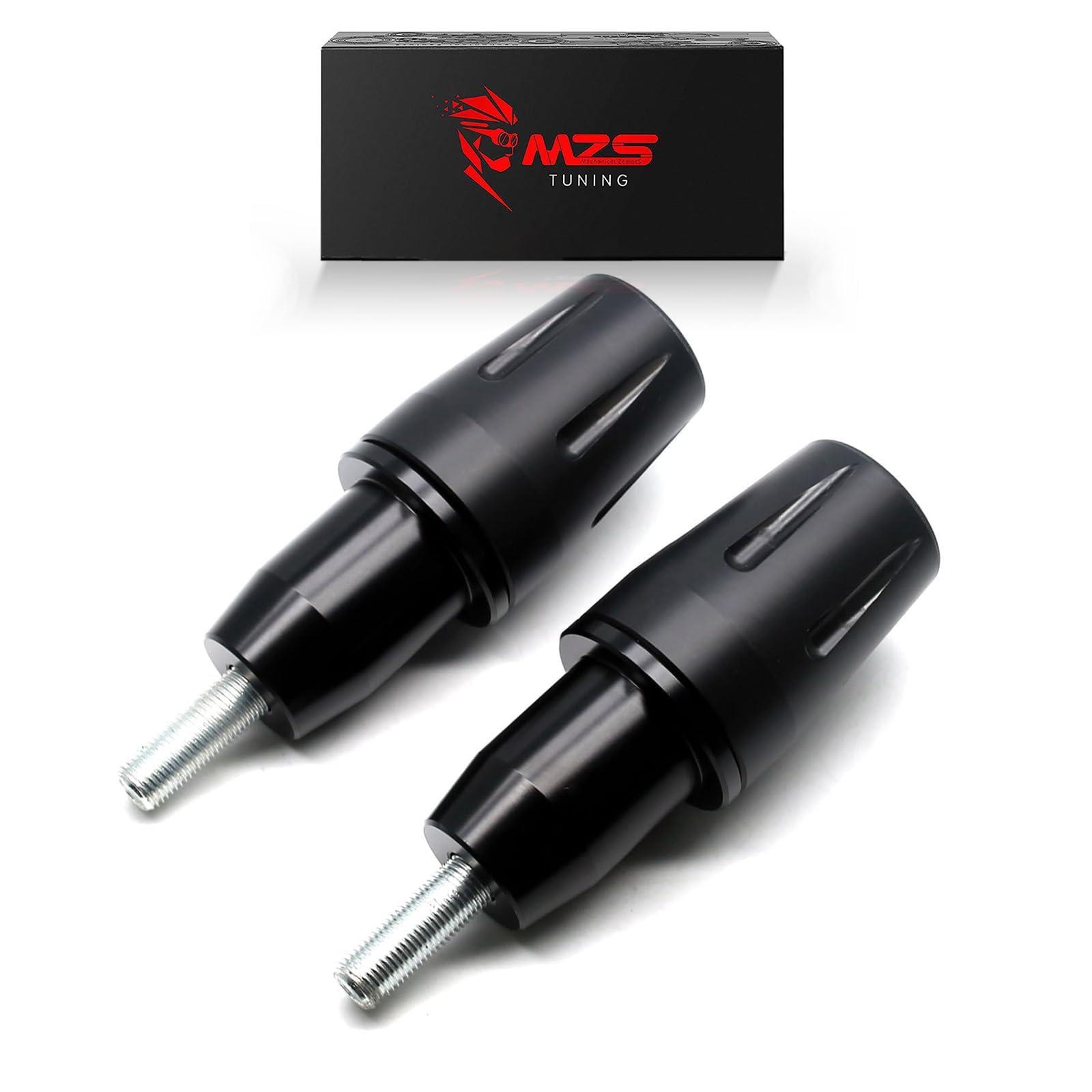 Motorcycle Frame Sliders Compatible with MT07 MT-07 FZ07 FZ-07 XSR 700 XSR700 2014-2025, Falling Crash Protector Guards No Cut Kits Black