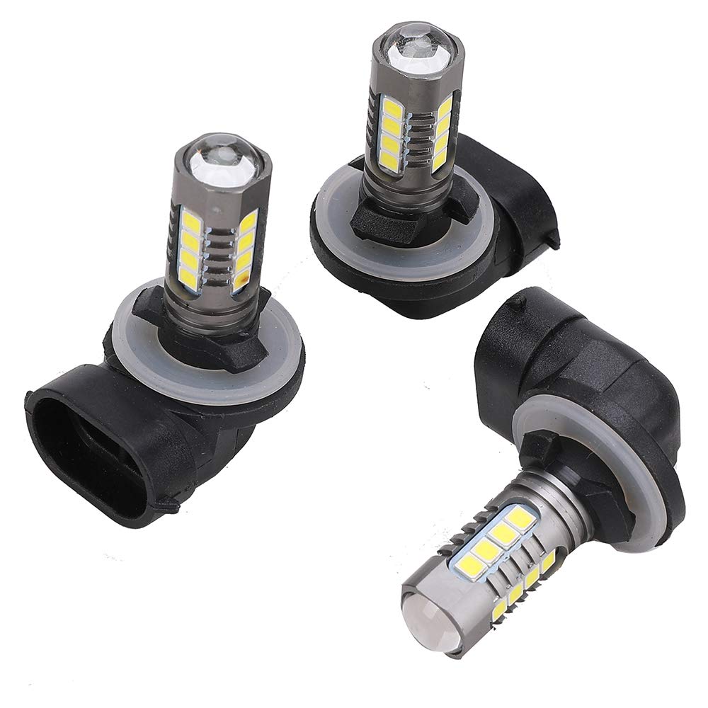 Tutor Auto886 LED Headlight Bulb Compatible with Polaris Sportsman 300 400 450 500 550 570 600 700 800 850, Ranger, RZR 570, ACE, Hawkeye, 270W 4800LM 6000K - High Fog Light
