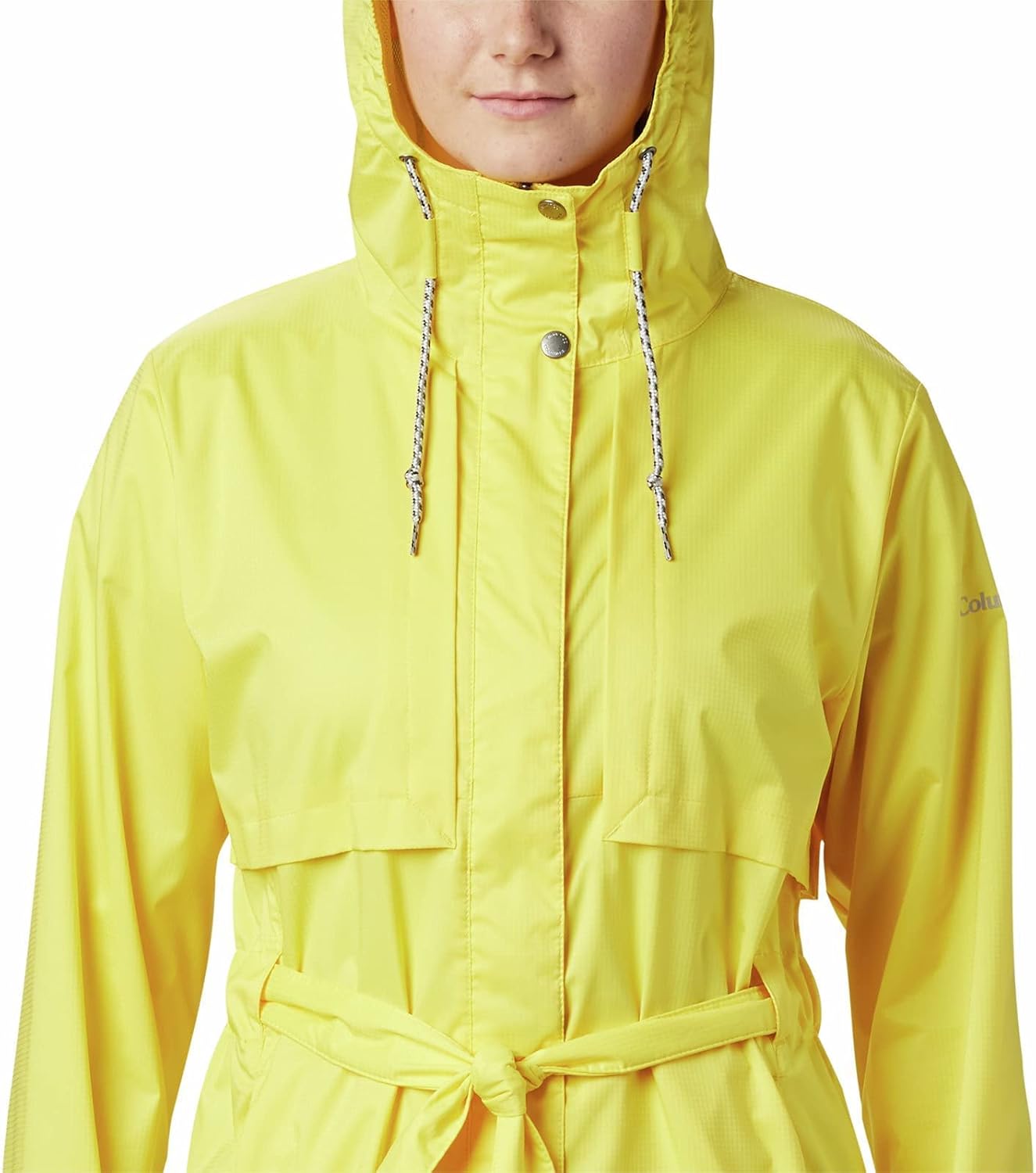 Columbia Women's Pardon My Trench Rain Jacket Buttercup 2X