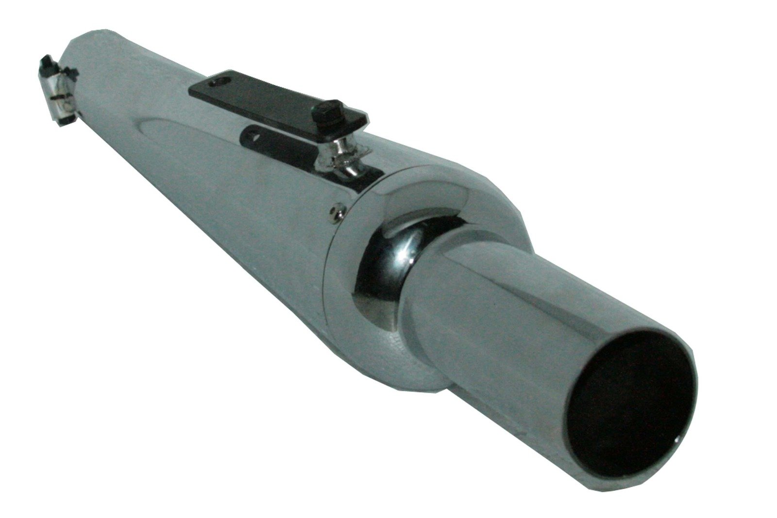 Aespares Glass Wool Goldstar Type Short Chrome Exhaust Silencer