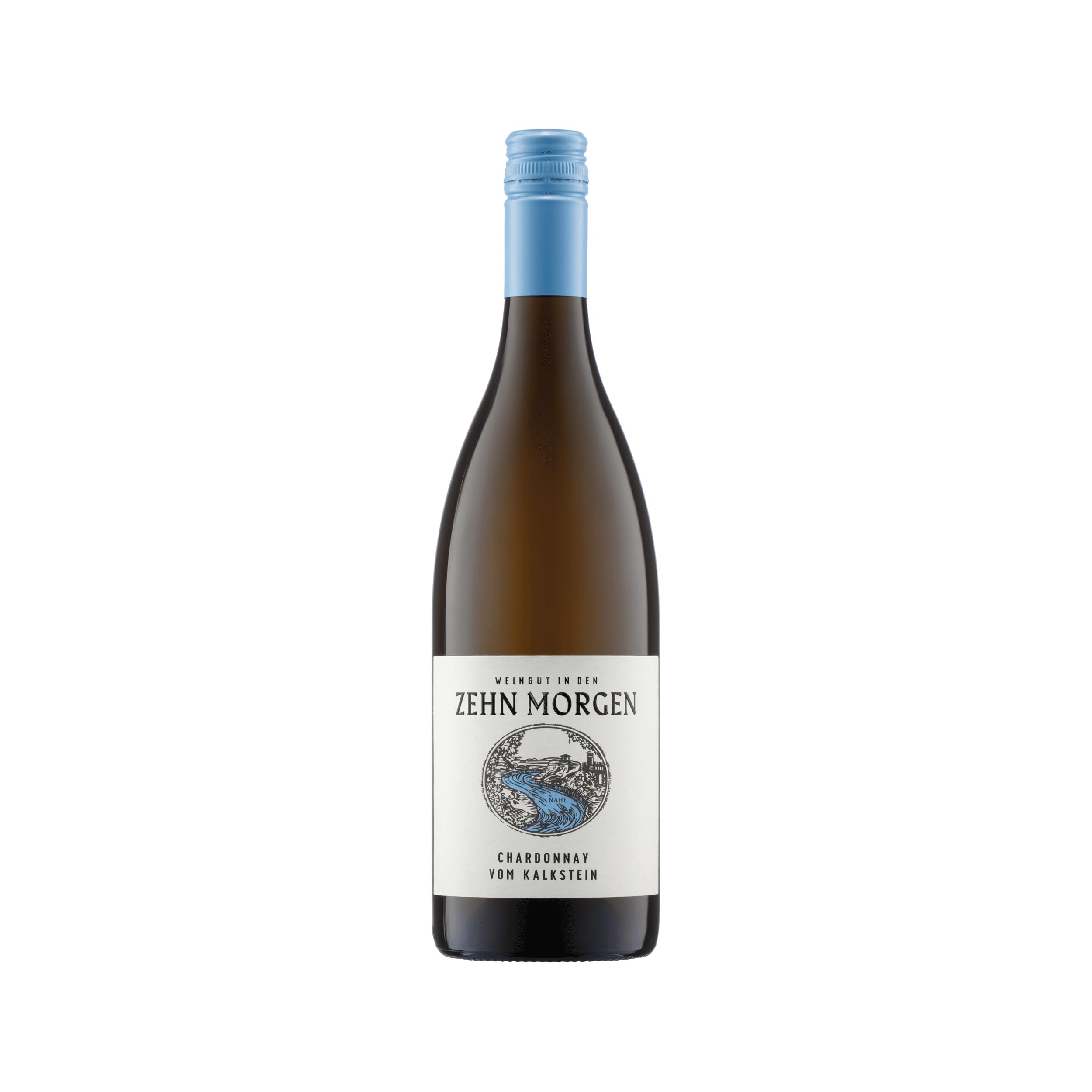 Weingut In den Zehn Morgen Chardonnay vom Kalkstein trocken Weisswein Deutschland inkl. FeinWert E-Book (12 x 0.75 l)