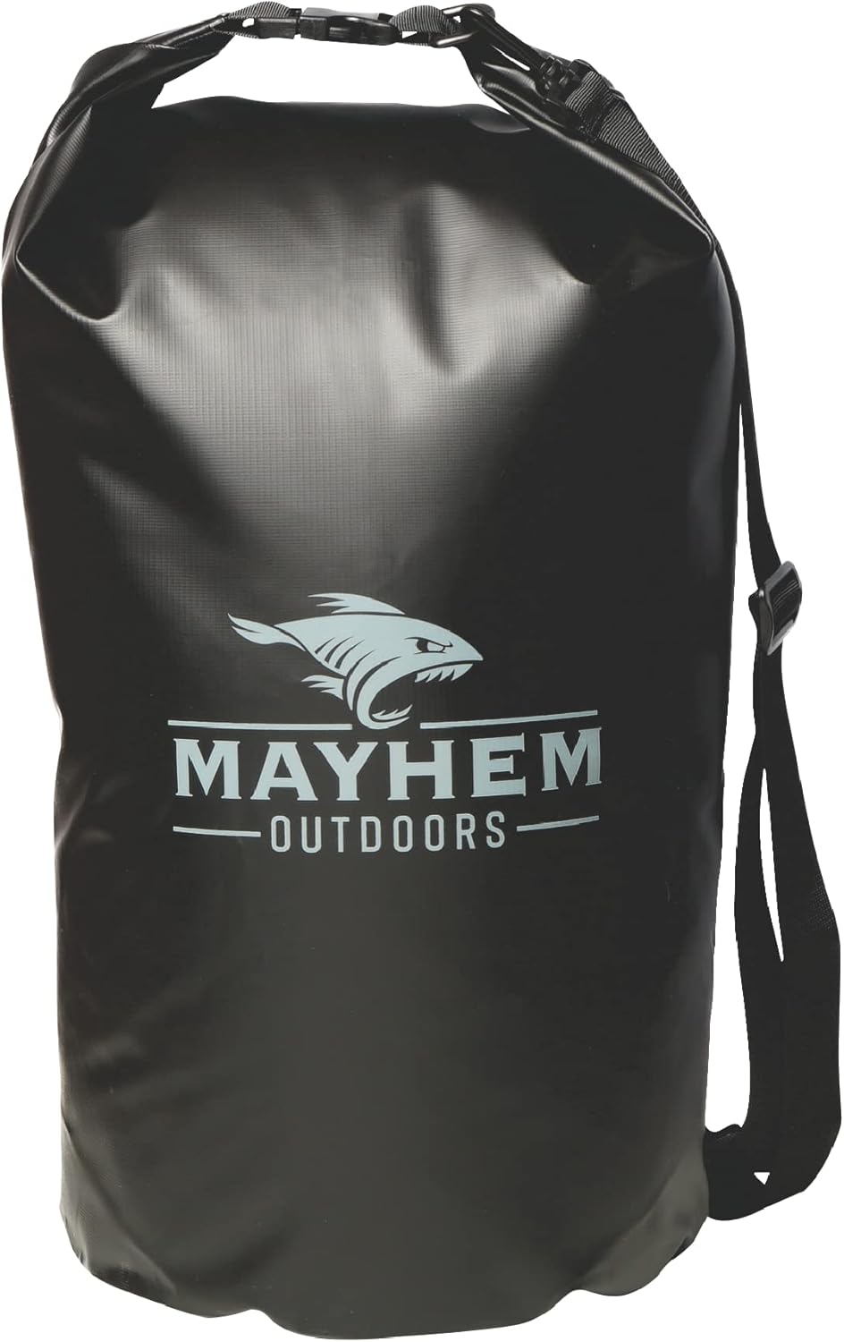 Mayhem Bait Co. Waterproof Dry Bag with Waterproof Phone Case, (Black, 30L)