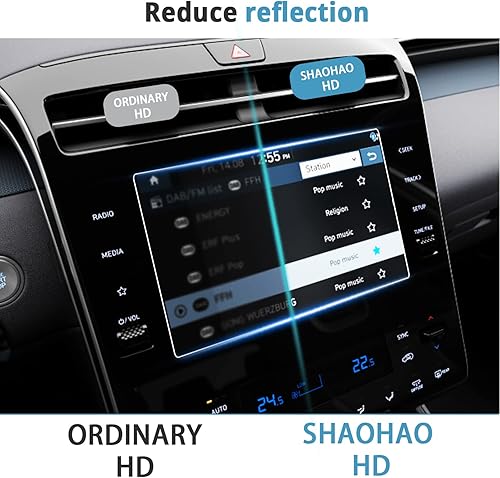 Miniatura 41 de SHAOHAO Protector de pantalla para Santa Cruz 2024 2023-2024 Santa Cruz (SEL/Night/SEL Premium/Limited) 10.25" Accesorios para pantalla táctil Santa