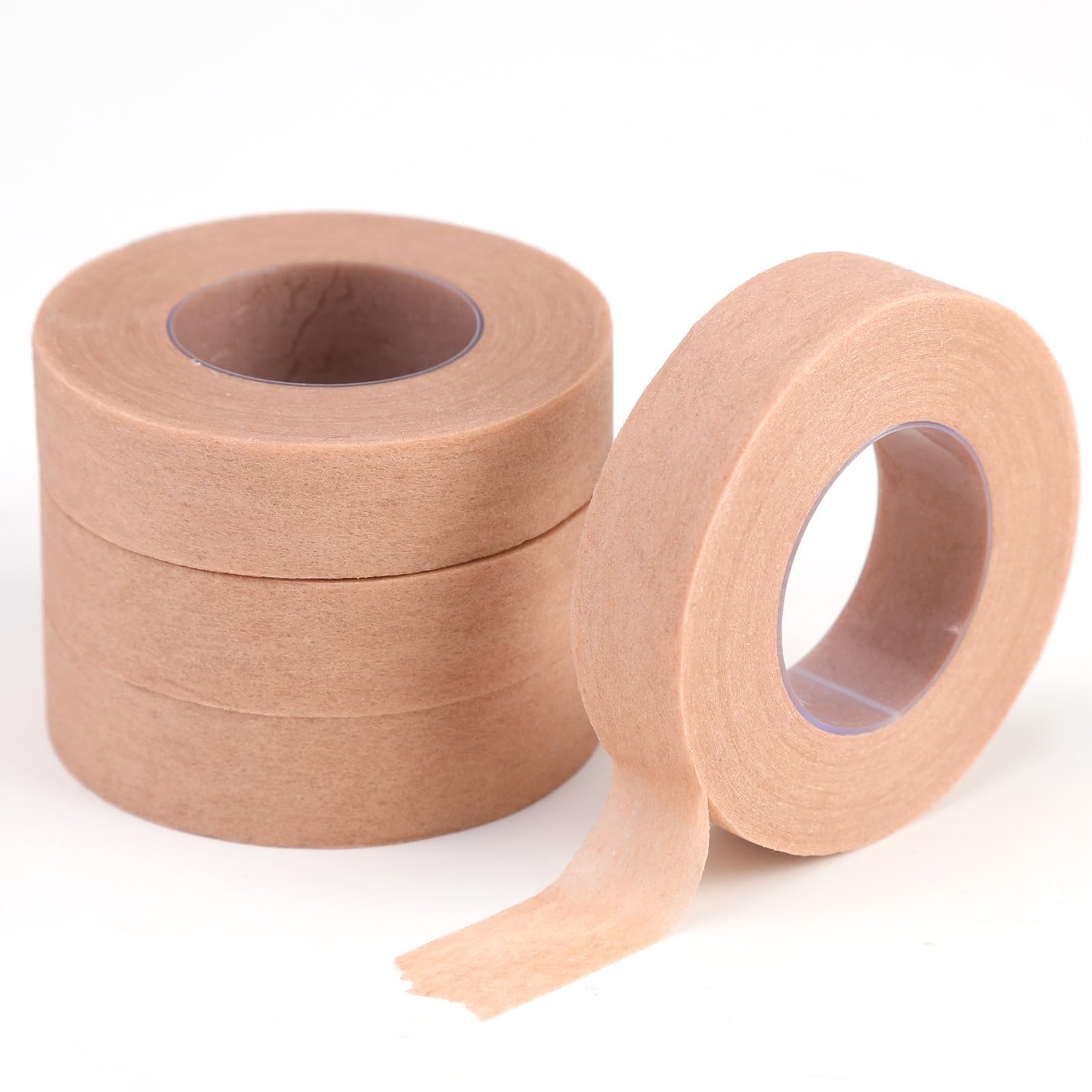 Lot De 6 Rouleaux De Ruban Adhésif Chirurgical Micropore, 1,25 Cm X 9,1 M, Pour Extensions De Cils, Plaies, Peau Sensible (blanc