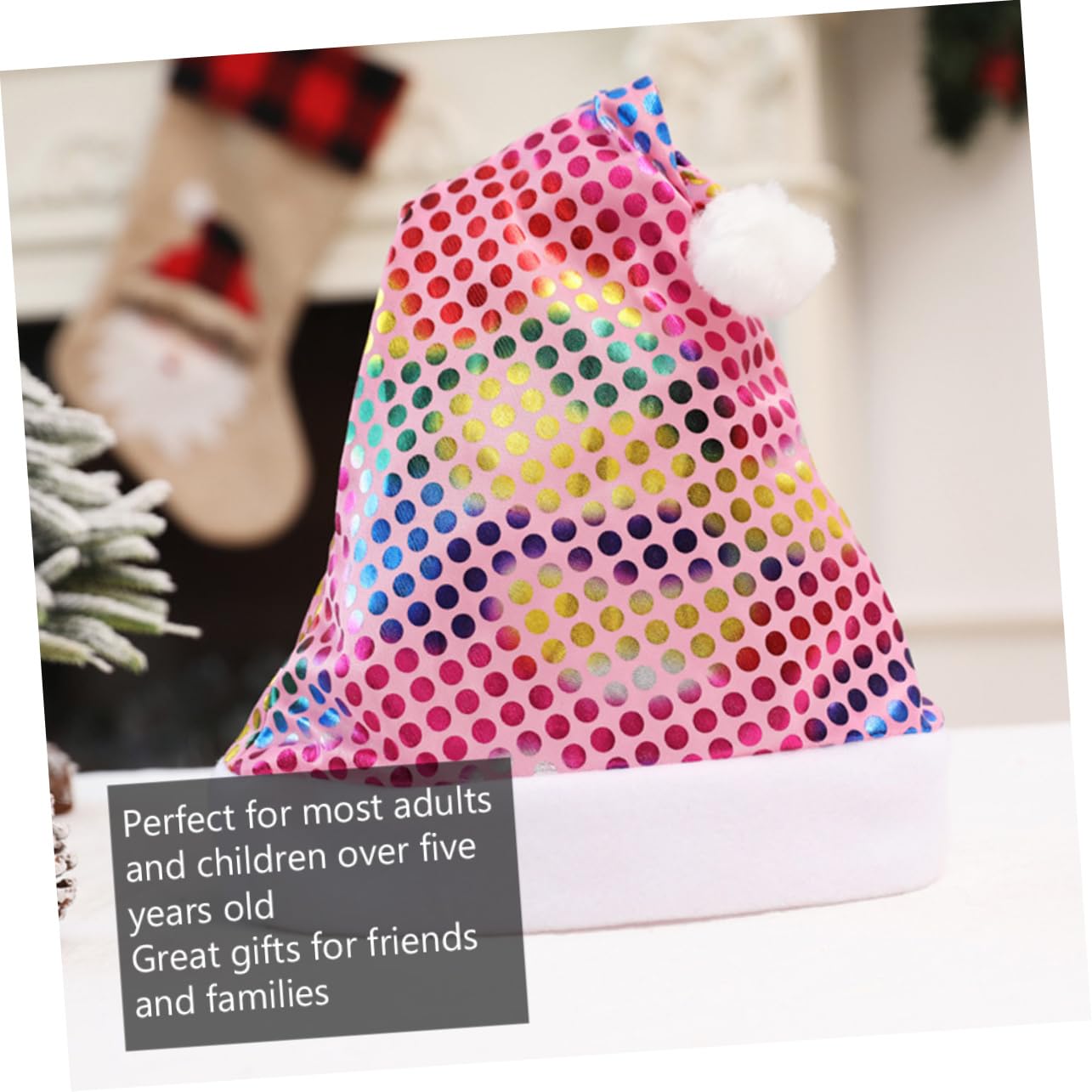 Didiseaon 12pezzi Cappello Di Natale Adulto Con Paillettes Da Pz Elegante e Confortevole Per Feste Natalizie Decorazione Natalizia Per Famiglie e Amici
