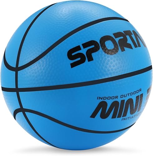 Stylife Mini pelotas de baloncesto de 5 pulgadas para niños material de protección ambiental suave y rebota varios colores