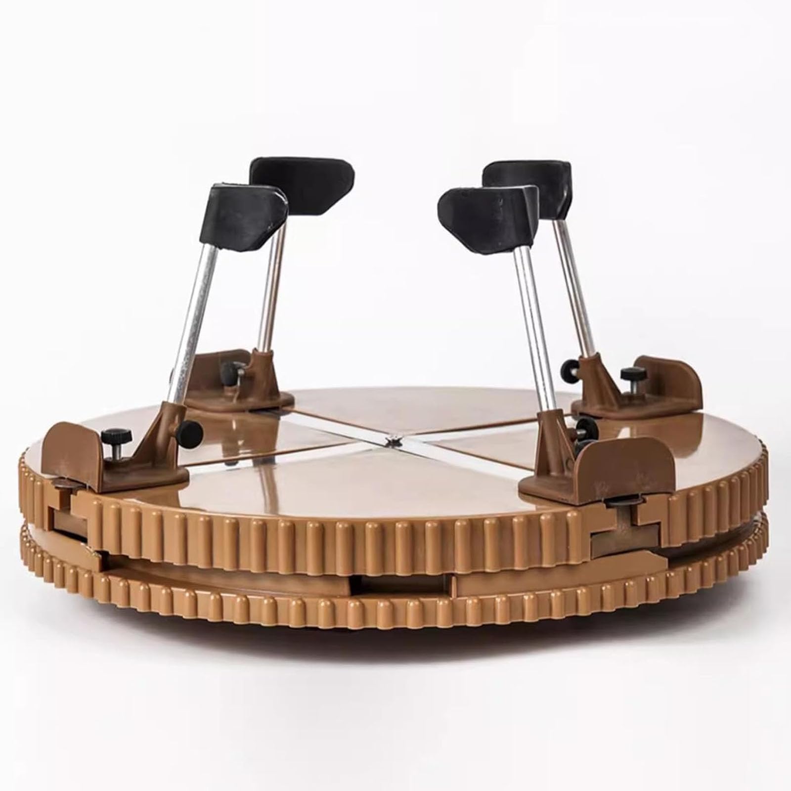 Ceramiczny spinner, regulowany gramofon garncarski z 4 punktami podparcia, narzędzie do naprawy ceramicznego odlewu artystycznego i rzeźbienia, dla artystów i rzemieślników