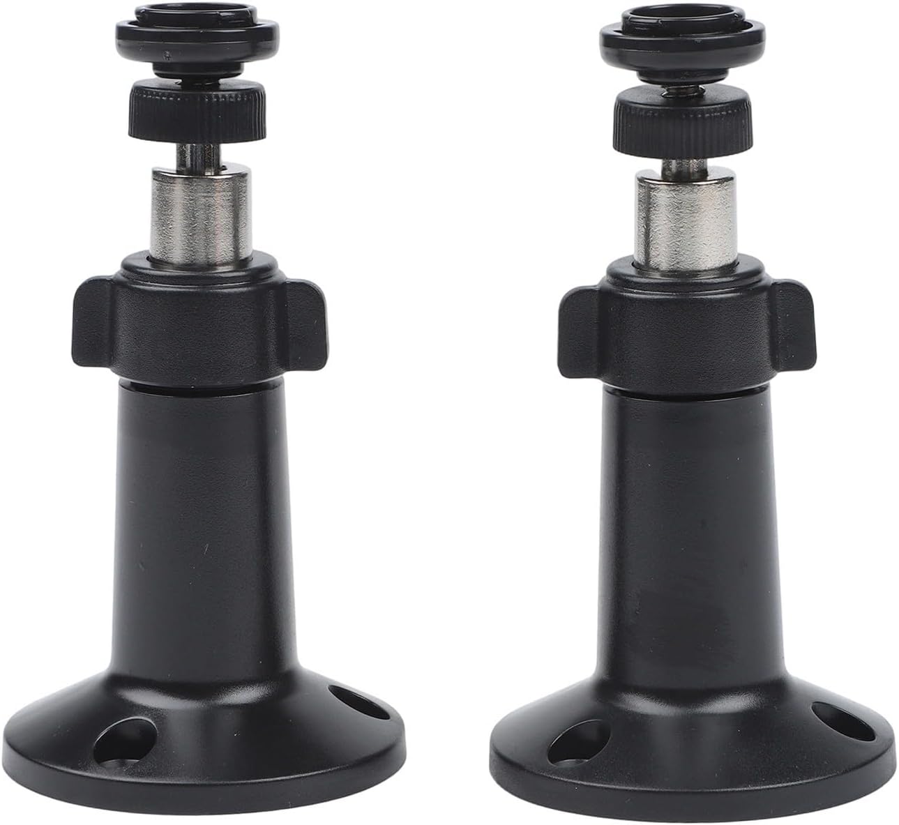 Rust-Resistant Aluminum Camera Mount Bracket with 90° Tilt and 360° Swivel for Blink Outdoor Security Cameras, Pack of 2, Black