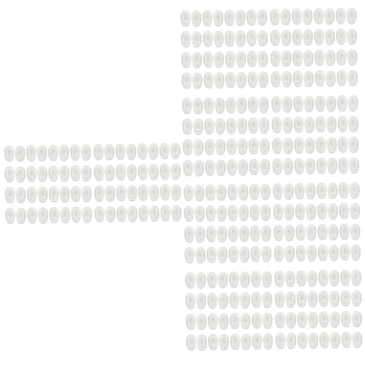 500pares Almohadillas De Silicona Para Gafas Reemplazo De Almohadillas Nasales Accesorios Prácticos Para Gafas Comodidad y Estabilidad Sin Deslizamientos