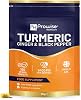 Turmeric Tablets 5400mg Black Pepper, Ginger Included - 95% Turmeric Curcumin Supplement | 150 Easy to Drink Tablets Not Capsules or Powders - Mailbox Safe - Made in the UK - Prowise