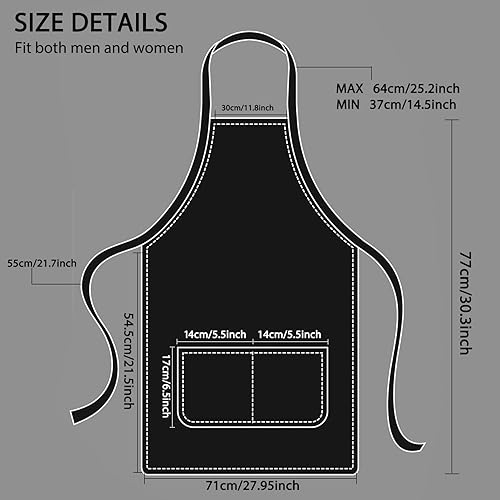 Miniatura 2 de POFULL Divertidos regalos de horneado para panadera, ella creía que podía así que hizo, delantal, regalo de chef de pastelería