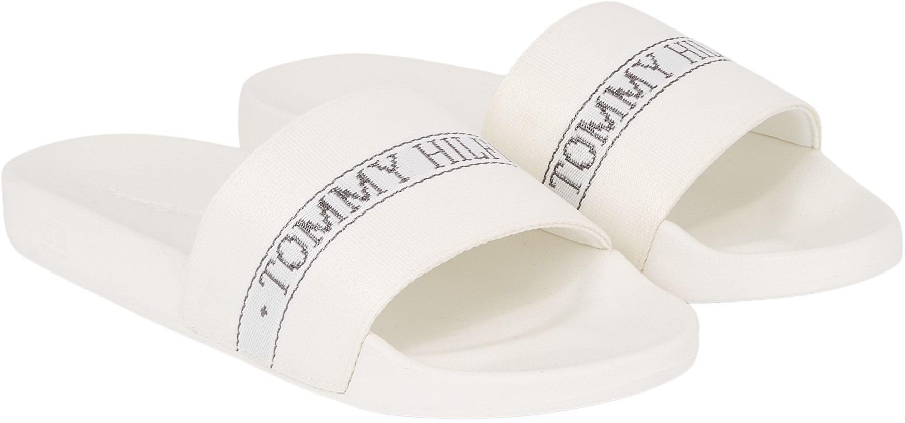 Tommy Hilfiger Pool Slide Fw0fw07556, Chancla Deslizable Mujer