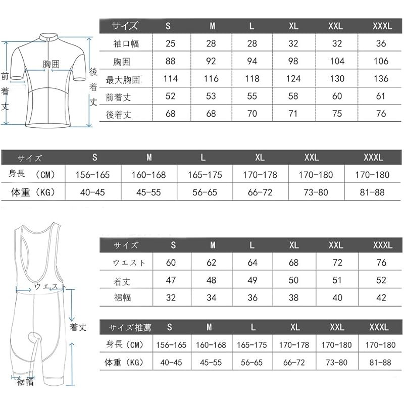 ファッション セール Yunclos サイクリングウェア メンズ 狼 サイクルジャージ 半袖 上下 ビブ レーサーパンツ 運 夏用 正規品 反射素材 サイクリングパンツ パット付き 自転車ウェア 吸汗 伸縮 速乾 通気 S 3xl Je6gj35jgj Www Boulevardrestaurants Com