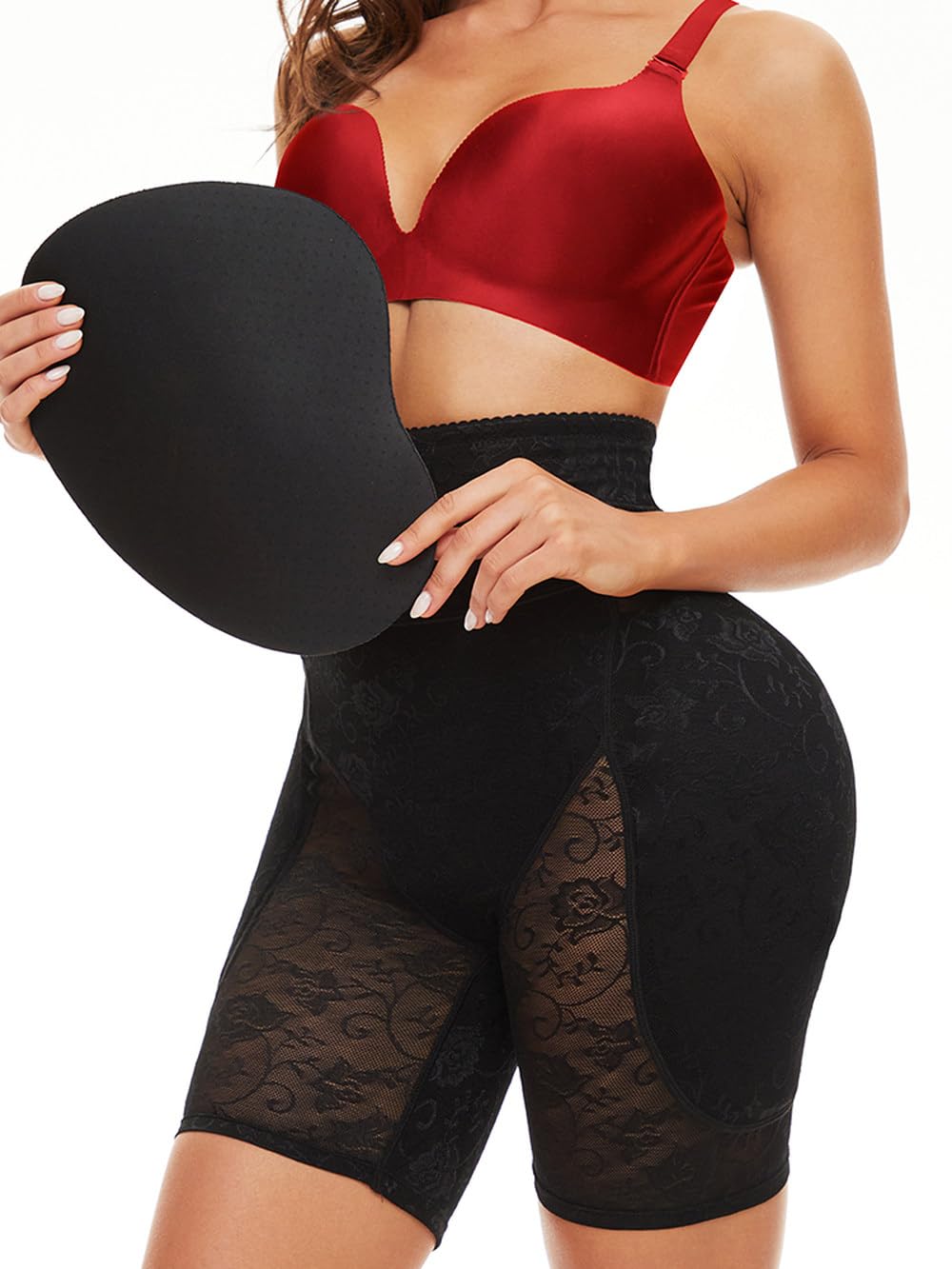Bragas Levantadoras De Glúteos - Braguitas Moldeadoras De Cintura Alta Para Mujer, Bragas Con Almohadillas Para Glúteos, Adelgazantes, Sin Costuras, Correas Para Levantar Los Glúteos, Ropa Moldea
