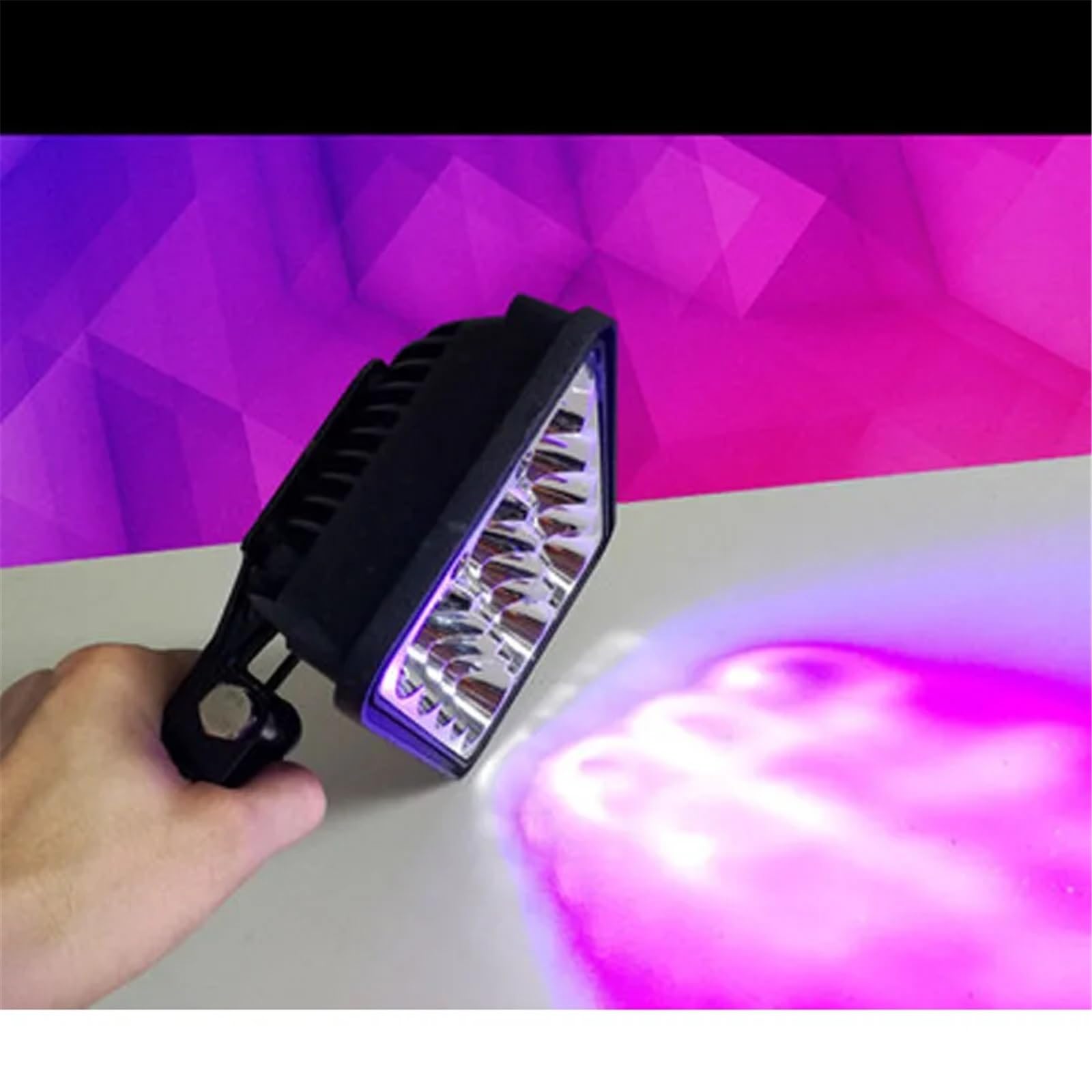 Lampa do paznokci, 395 Nm Ręczna Lampa UV Do Bezcieniowego Drukowania Klejem Z Żywicy, Zielonym Tuszem Olejowym, Samodzielnego Montażu,na podróż do domu
