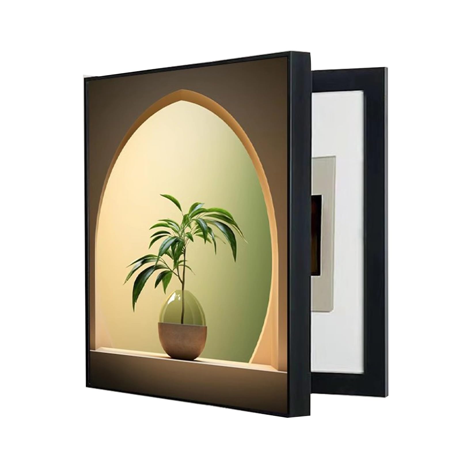 Generico Decorazione Della Scatola Del Contatore Elettrico Coprire L'interruttore Di Alimentazione Quadri Decorativo Della Nascondere Scatola Distribuzione(D,50X60CM)