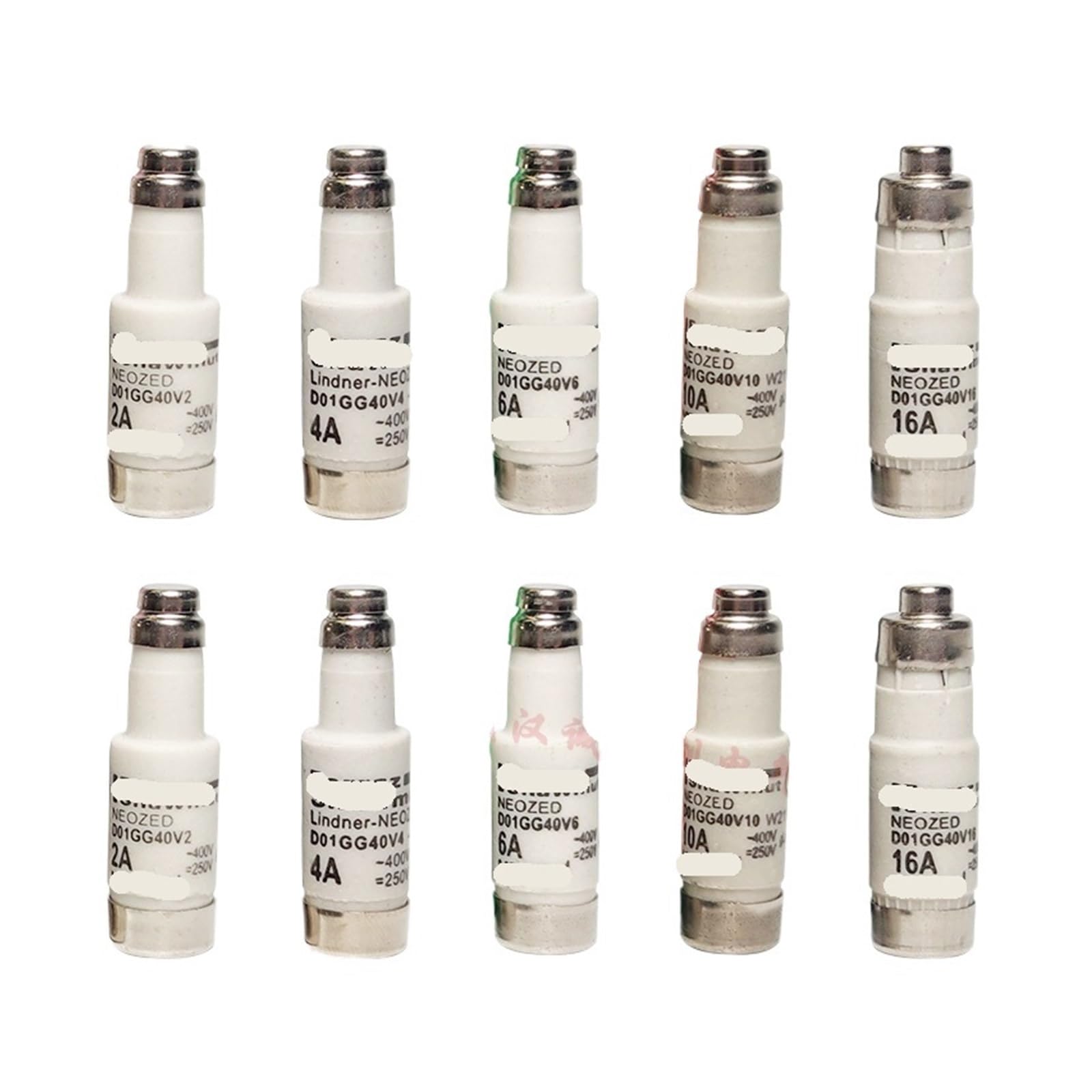 Fusible D01 D02 AC400V 2A à 63A pour protection de circuit électrique domestique