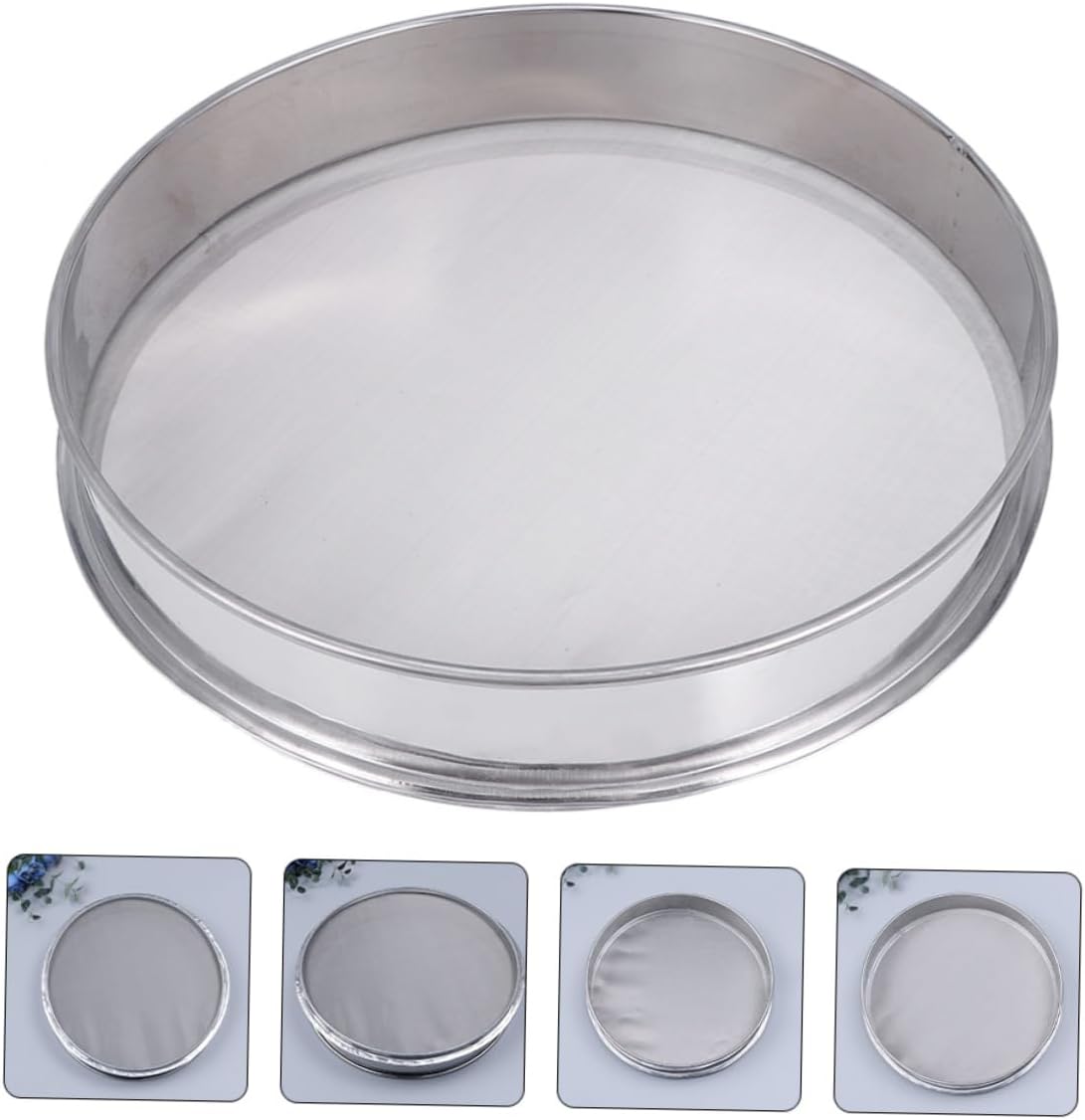 High-grade Stainless Steel Sifter Screen Gardening Net Baking Flour Sieve Drain