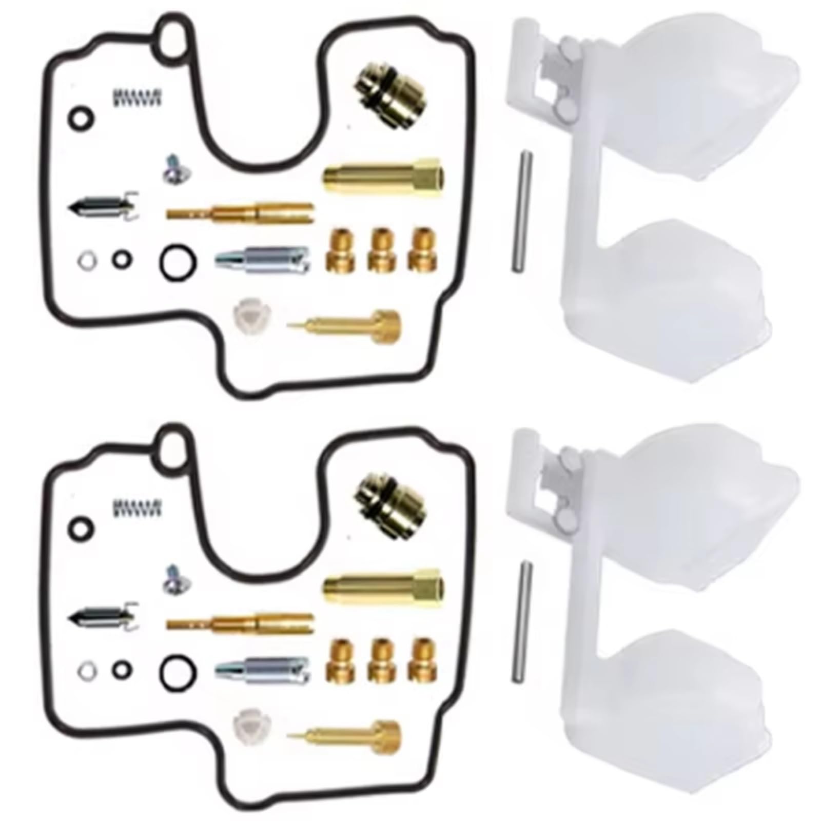 Kit Reparación Carburador Motocicleta para Hyosung 2005-2010 GT650R GV650 GT650 GT650S GT GV 650 para 650S para 650R Válvula Aguja Junta Kit de ReconstruccióN Carburador(Set 2)