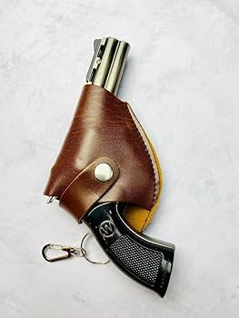 Amazon.co.jp: リボルバー型ターボライターガスライター拳銃型