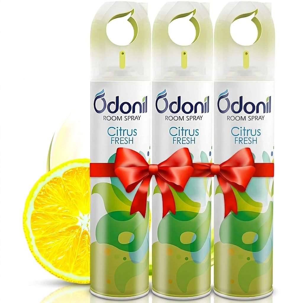 Odonil Citrus Fresh Spray | Air Freshener 150ml (1 count (Pack of 3))-image-14