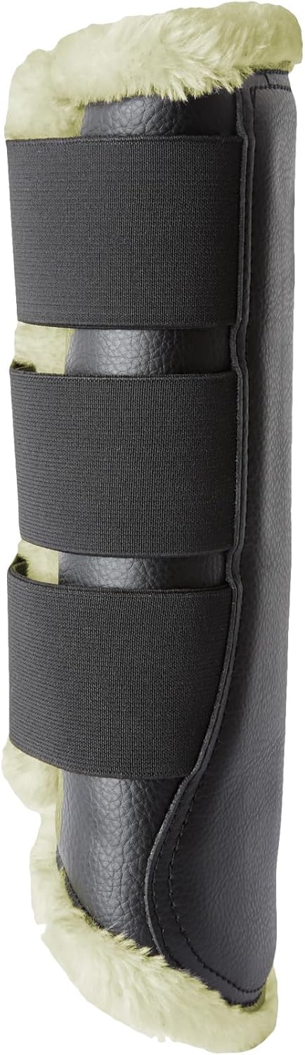 HORZE B Vertigo Wellington Fleece Lined Brushing Boots - Black - XXL