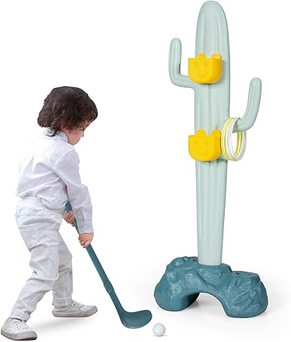 Costzon - Soporte de baloncesto 3 en 1 para niños y porteros de fútbol, soporte de baloncesto con altura ajustable, centro de actividades interior y