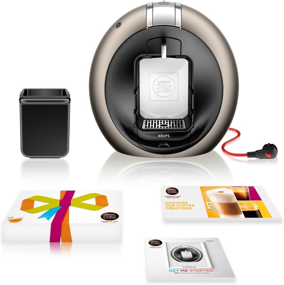 Krups KP510T Circolo FlowStop Espresso Machine package contents