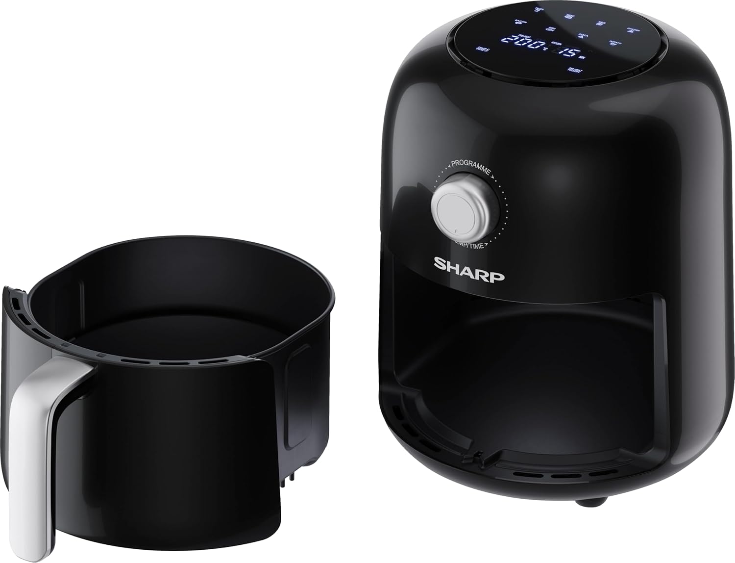 SHARP AF-GS404AE-B Air Fryer with basket removed
