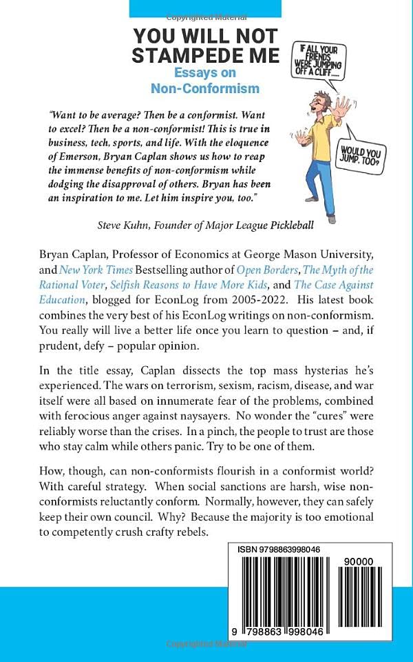 You Will Not Stampede Me: Essays on Non-Conformism - Image 2